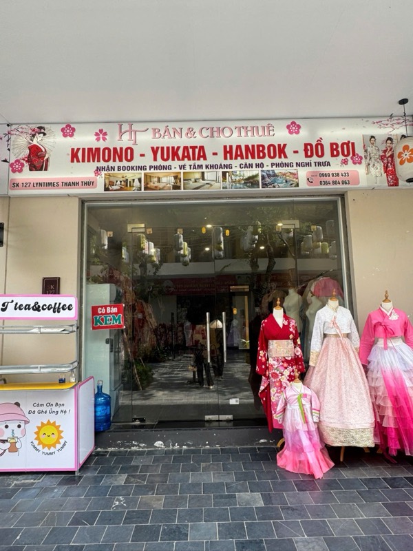Bán & cho thuê Hanbok, Kimono