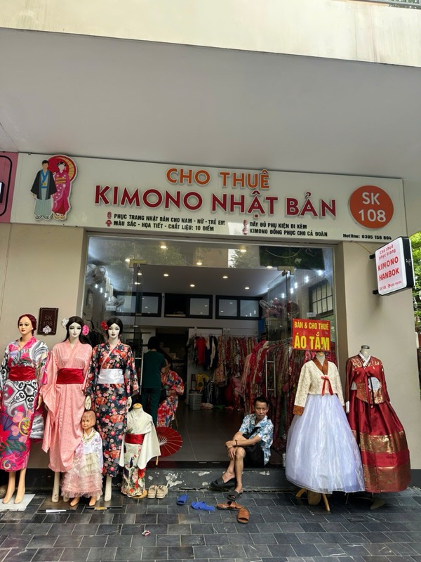 Cho thuê Kimono Nhật