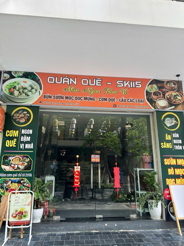 Quán quê - Bún - Sườn mọc - Cơm quê - Lẩu các loại